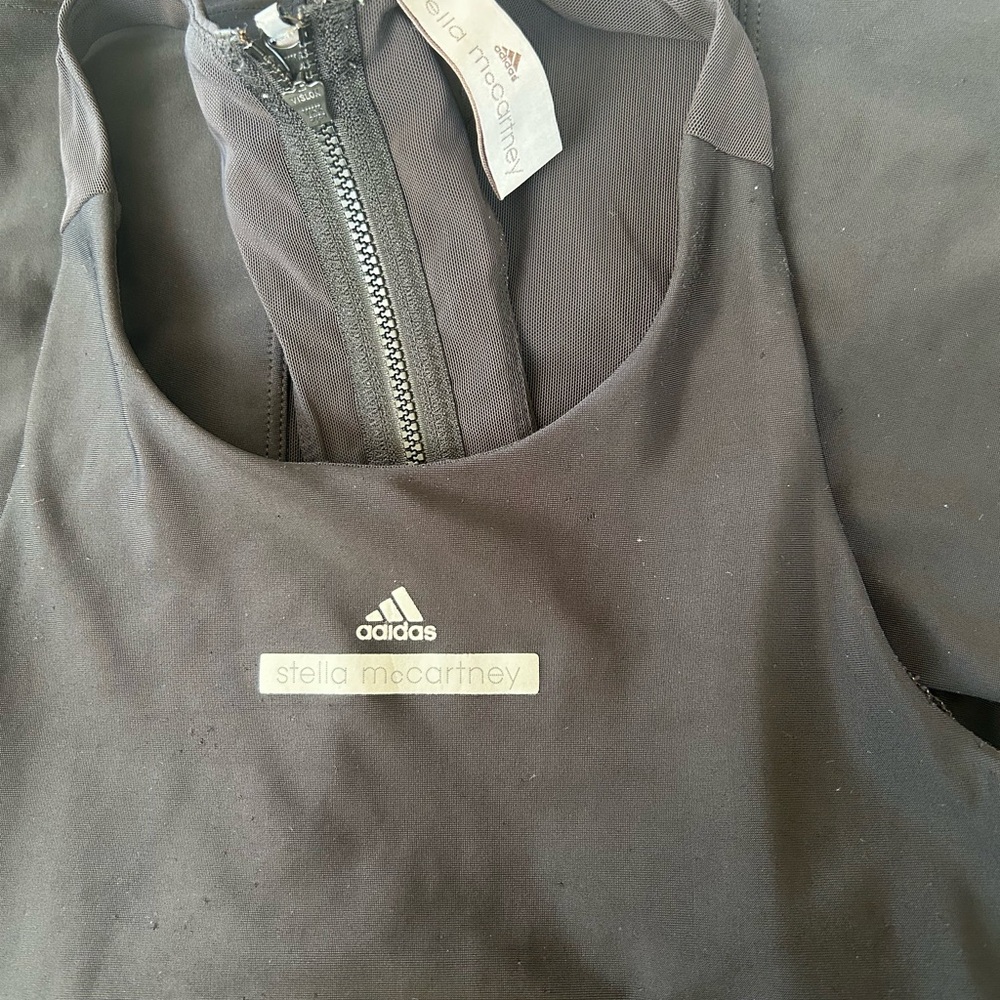 Adidas Stella McCartney Black Mesh Top